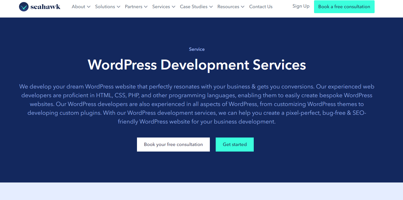 Seahawk - Trusted Global WordPress Services Provider