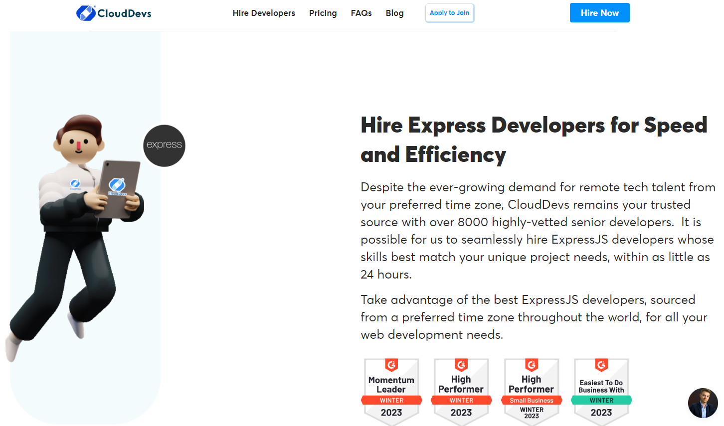 CloudDevs - Top Choice for Hiring Senior LatAm Developers