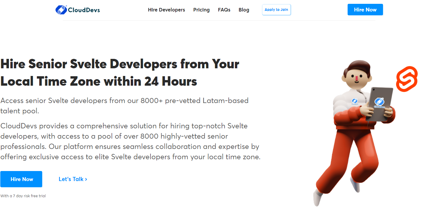 CloudDevs: Connect with Vetted Svelte Developers from Latin America