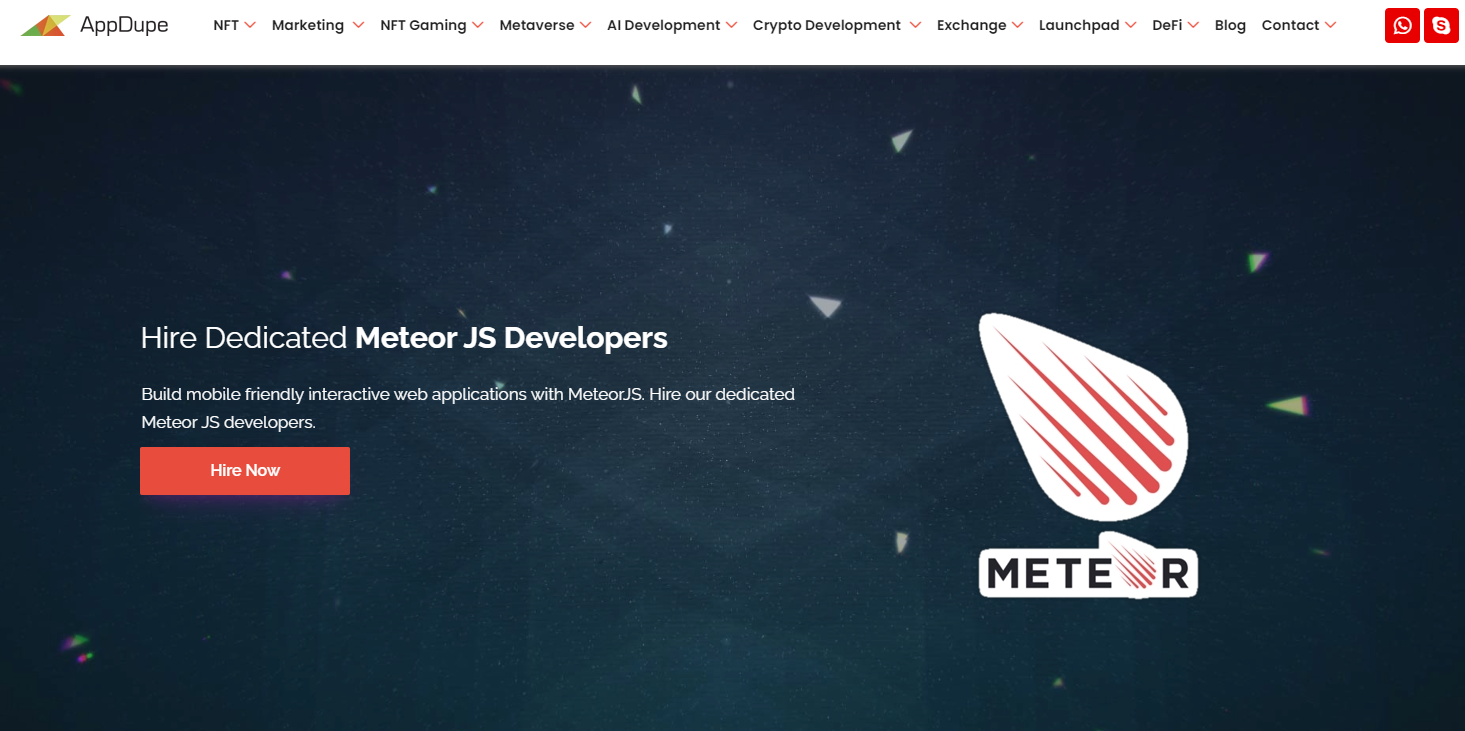 App Dupe - Hire Dedicated Meteor JS Developers