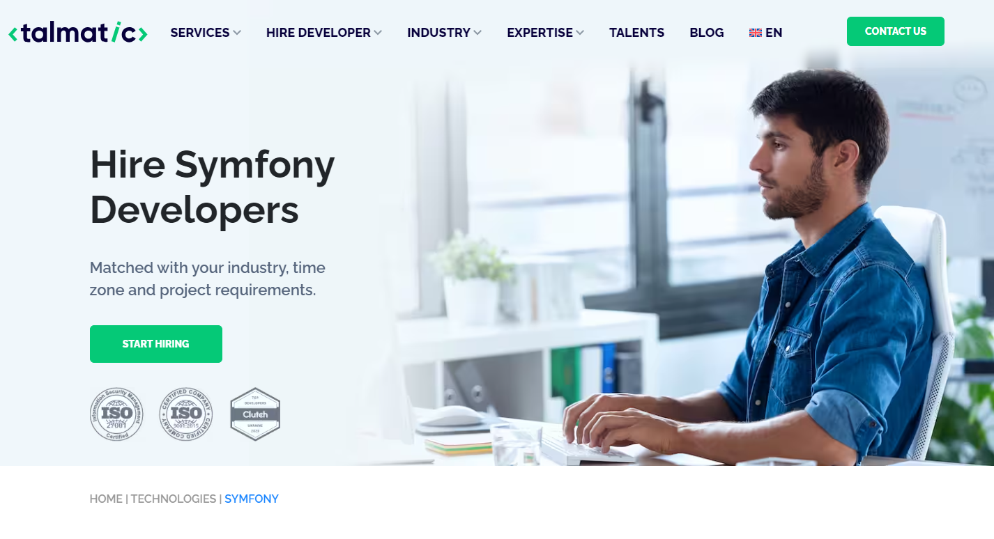 Talmatic - Hire Symfony Developers Offshore Right Now With Talmatic