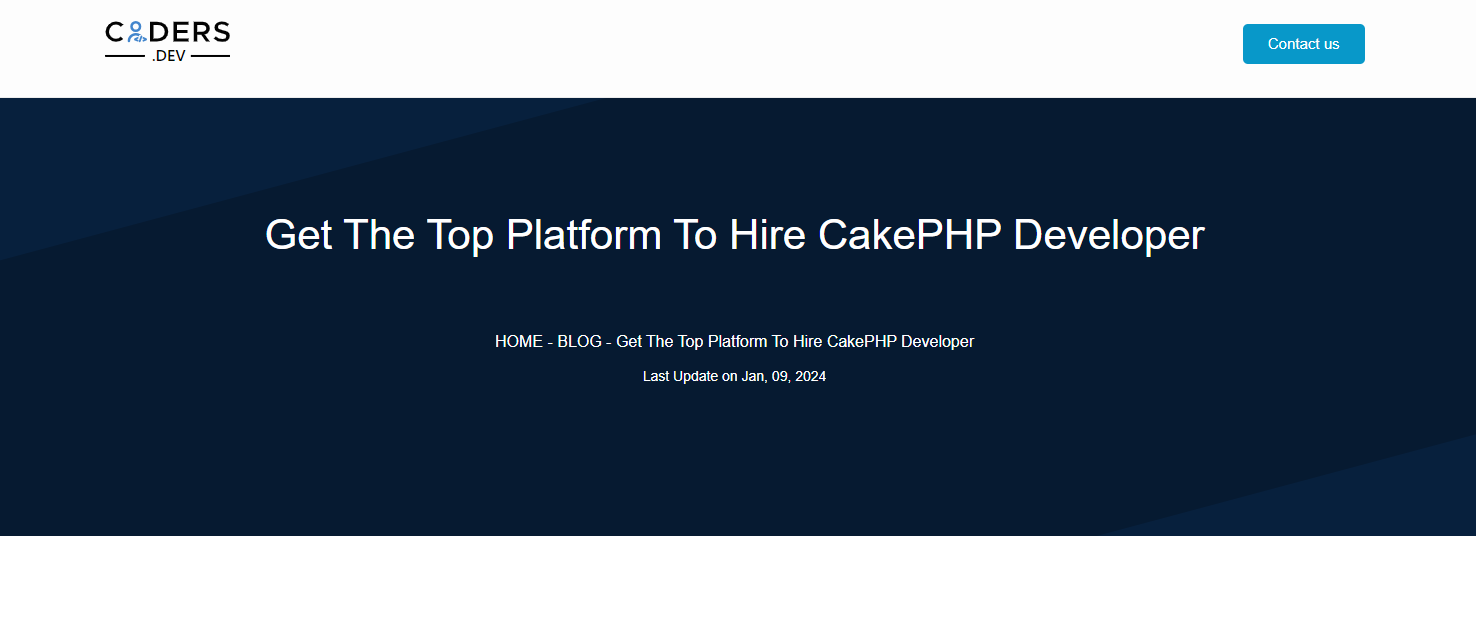Coders.dev - Unleash Coding Excellence: Your Gateway to Top CakePHP Developers Worldwide