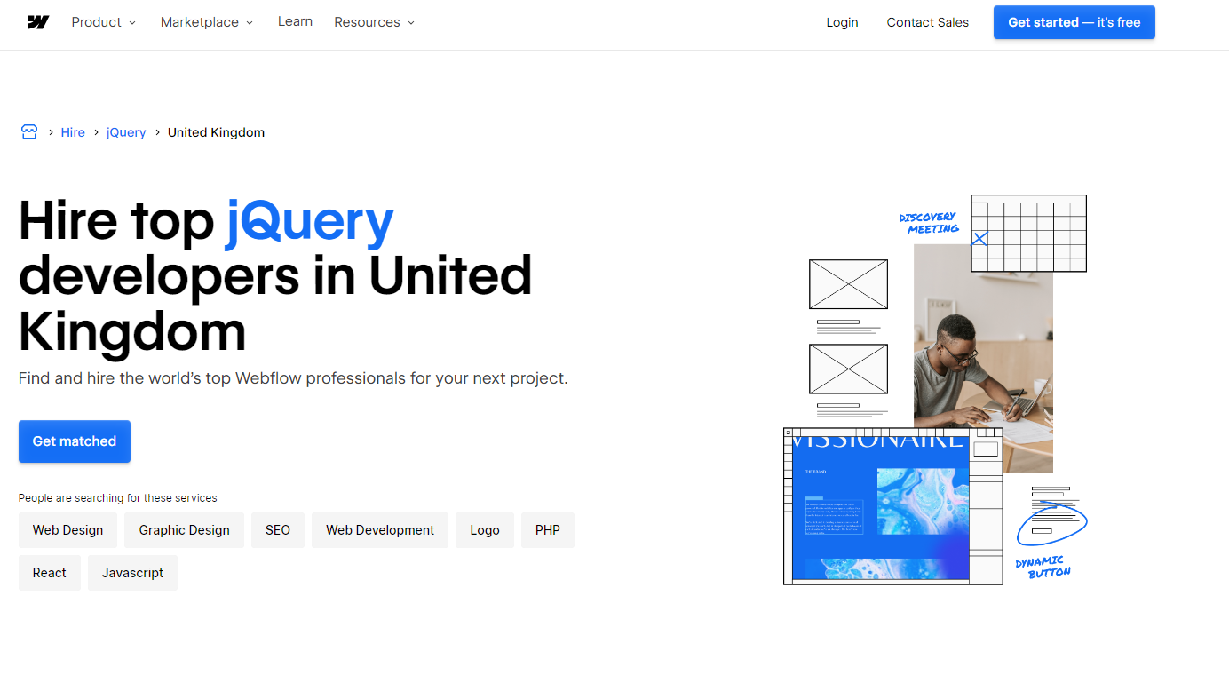 Webflow.com - Quality jQuery Developers in the UK - Responsive, Innovative, and Coding-Free