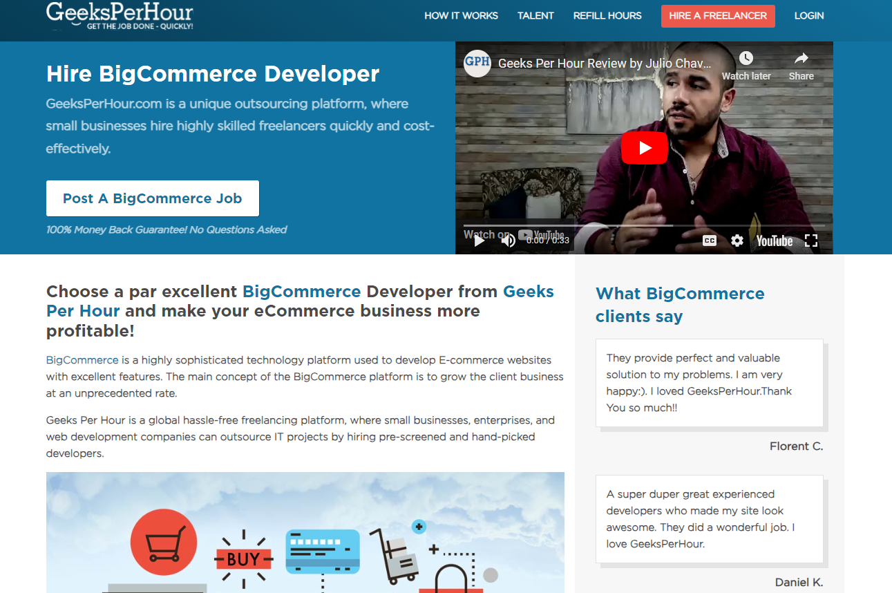 Geeksperhour - Elevate Your Business with Top 11 BigCommerce Talents in 48 Hours 