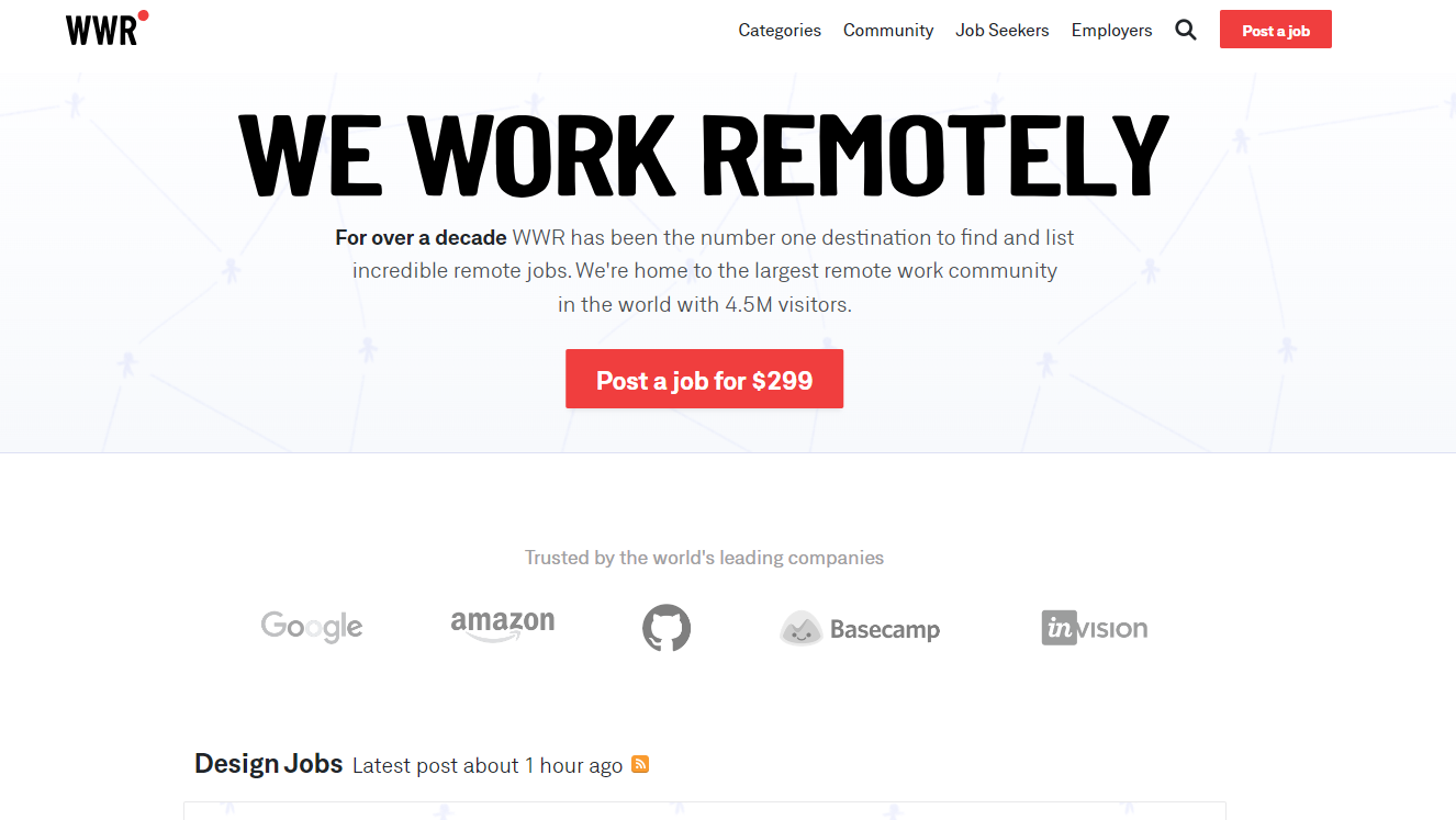 Weworkremotely - Front-End Programming Excellence for Remote Teams