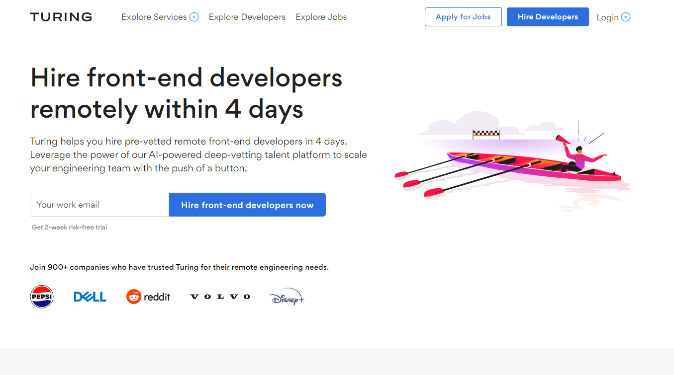 Turing -  Transform Your Frontend Team in Just 4 Days