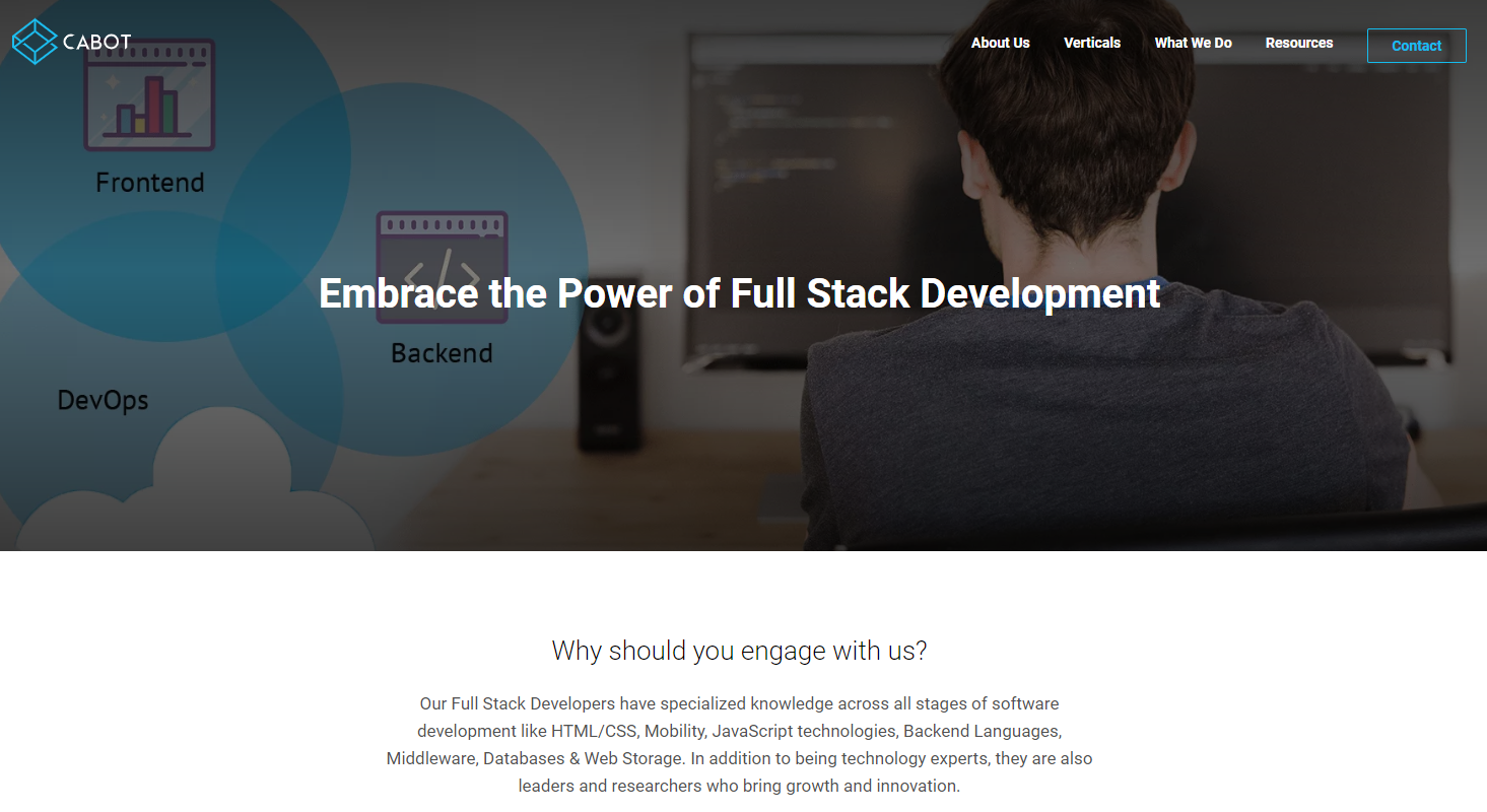 Cabot Technology - 24/7 Fullstack Support, Tailored to Your Budget